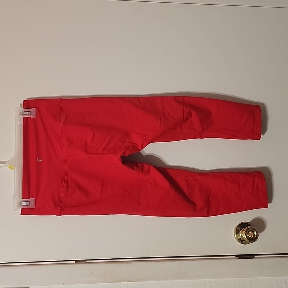 Bright red Zyia leggings